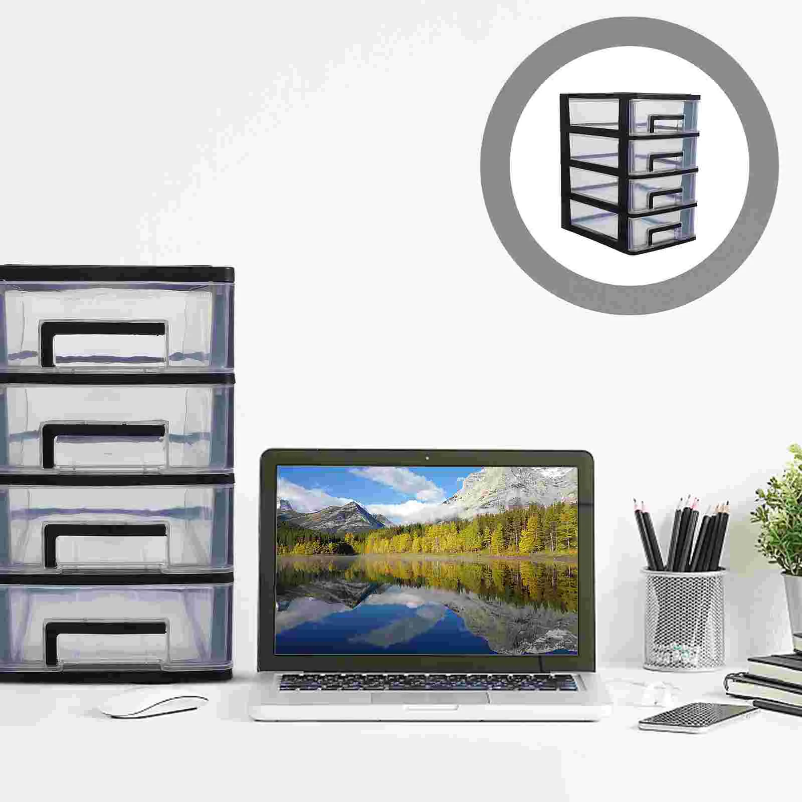 

Ornament Storage Container Plastic Desk Drawers Tray 4 Drawer Plastic Storage Plastic Drawers Storage Cabinet Office
