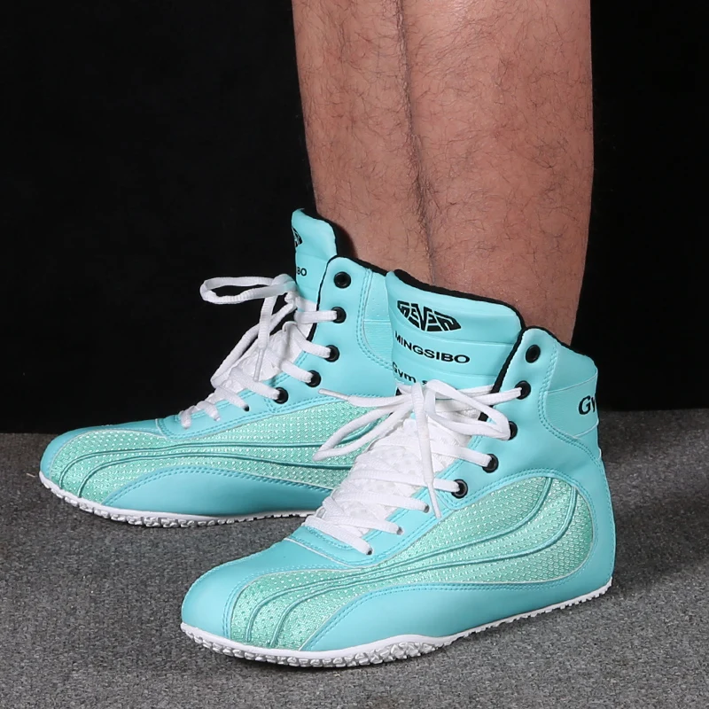 2023 Professional Men's Wrestling Boxing Shoes Fitness Comfortable Wrestling Training Shoes Men's Squat Competition Boxing Shoes