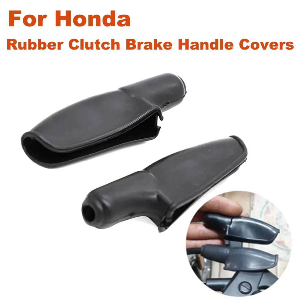 Фото For Honda Rubber Clutch Brake Handle Covers XR CR XL CRF Handle Guard Motorcycle Equipment Accessories №1