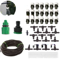 water spray kit 20m wet fog garden nebulizer outdoor misting system water mist for greenhouse humidification patio cooling