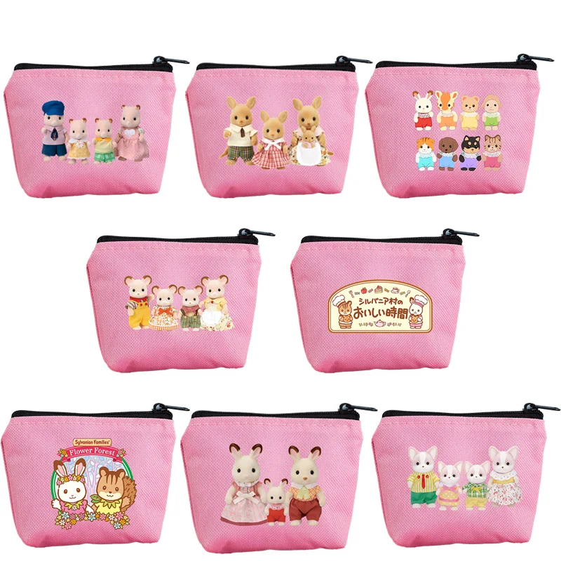 Миниатюрный кошелек с мультипликационным принтом сумка-клатч для монет