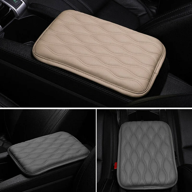 Универсальный удобный кожаный автомобильный подлокотник подушка для рук