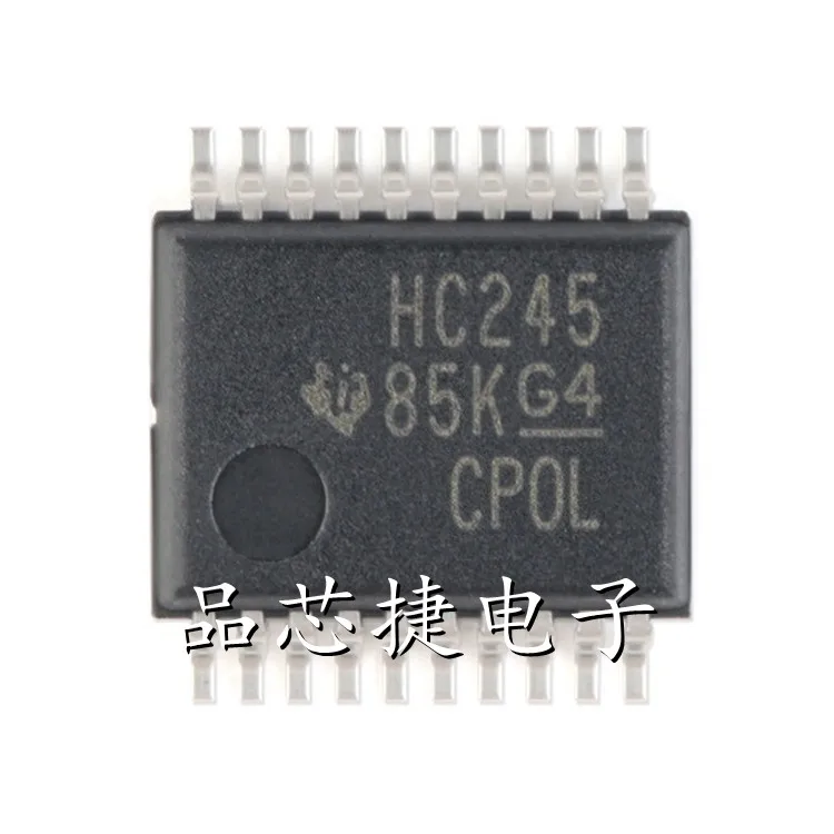 

10pcs orginal new SN74HC245DBR silk screen HC245 SSOP20 bus transceiver IC chip