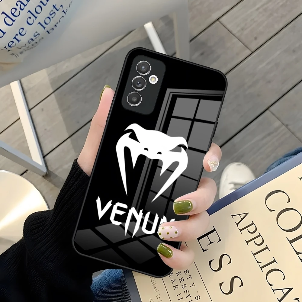 Чехол для телефона MINISO V-venumS Samsung A52 A71 A21 Galaxy A34 A14 A32 M14 S24 S23 S22 S21 S20 FE Glass Cover