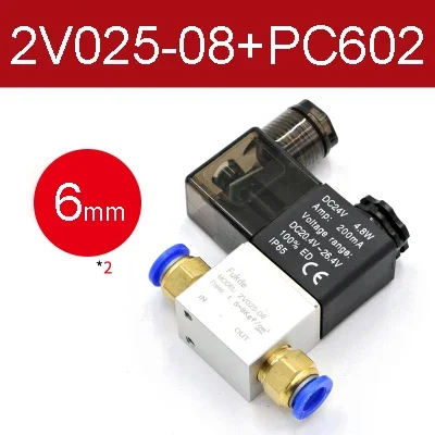 

Воздушные электромагнитные клапаны 2V025-08 2-позиционный 2-портовый 1/4 "нормально закрытый клапан пневматический электромагнитный клапан 12 В 24 В 110 В 220 В Вольт