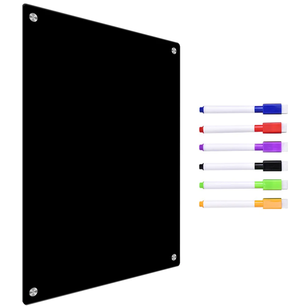 

White Board Pens Do List Message Fridge Plate Schedule Writing Acrylic Dry Erase Boards Magnet