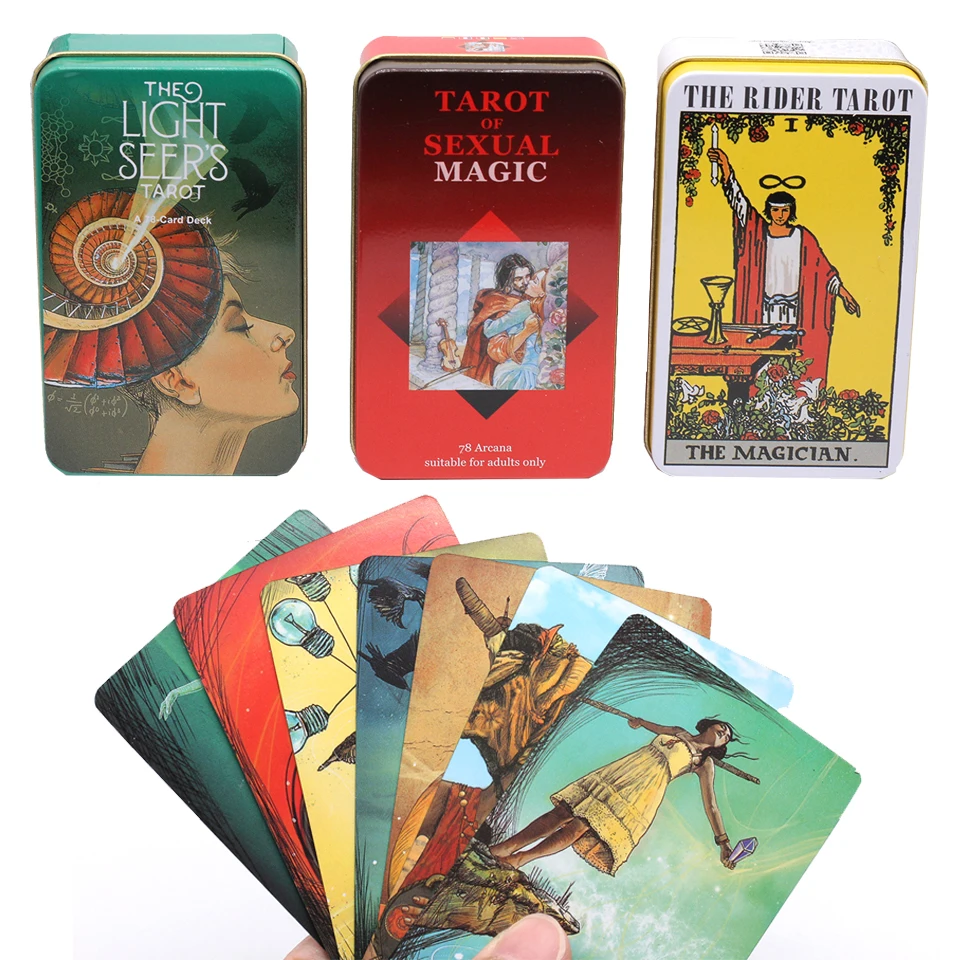 

Oracle Tarot Cards Deck English Version Tarot Board Games Divination Fate Home Family Entertainment Games