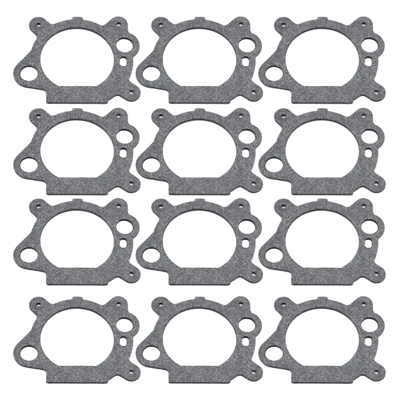 

12 шт./компл., комплект прокладок диафрагмы карбюратора для 795629 272653 272653S, аксессуары для газона, прокладка для замена