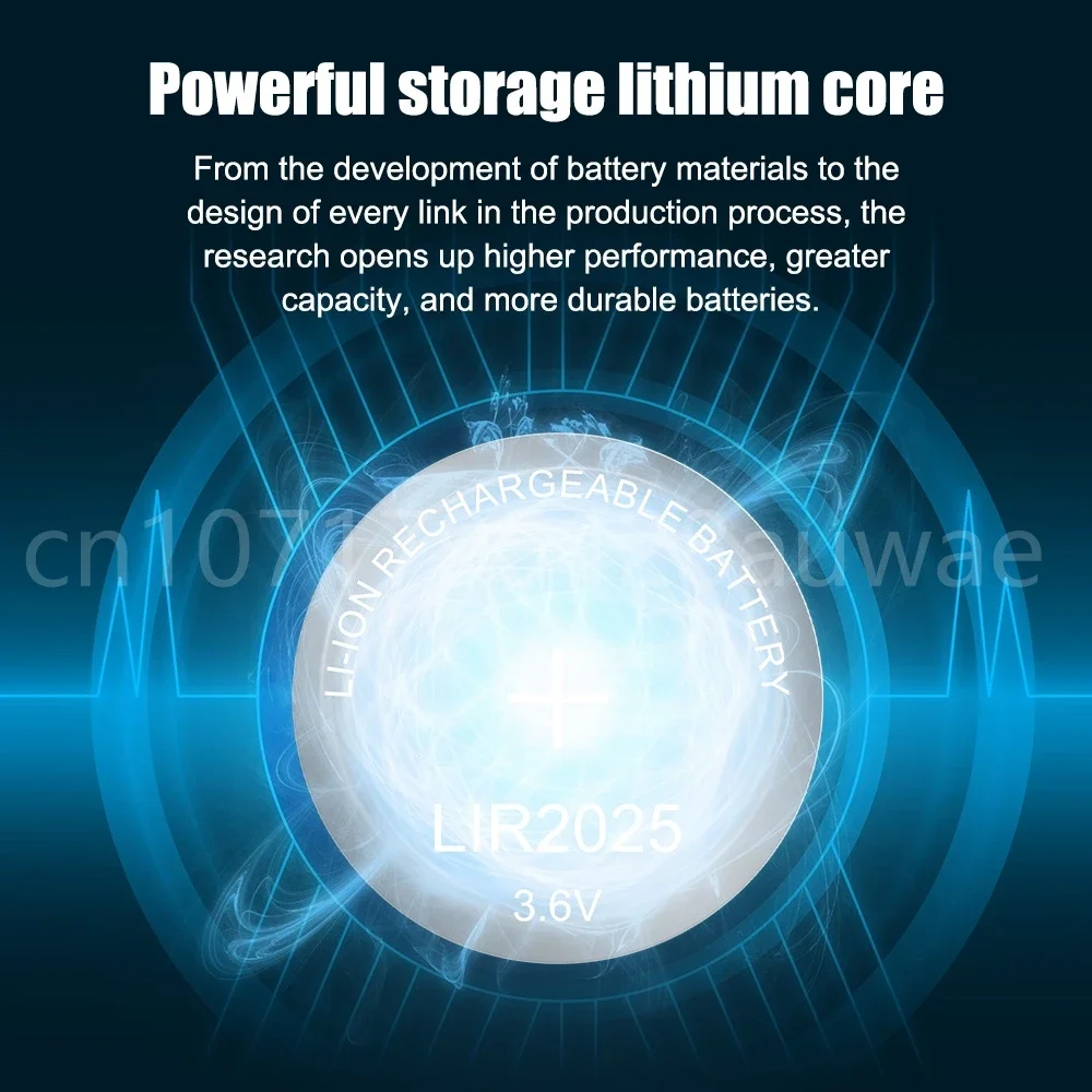 НОВАЯ перезаряжаемая батарея LIR2025 для автомобильного ключа BMW литий-ионная