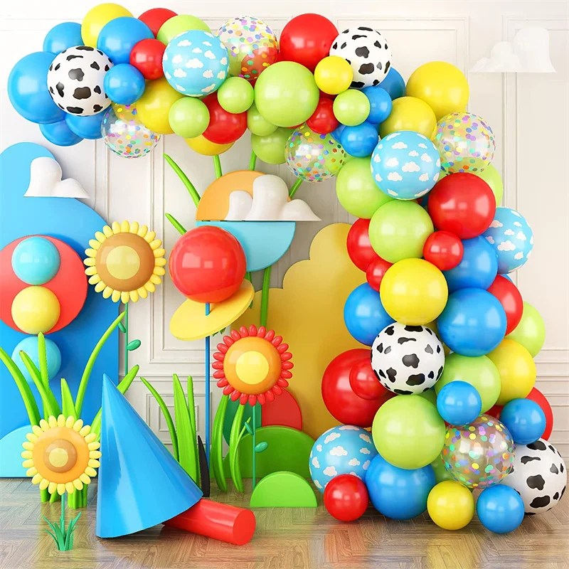 

Rainbow Color Garland Arch Kit for Kids Baby Shower Happy Birthday Party Latex Balloon Chain Wedding Decoration Supplies Globos
