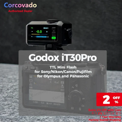 Godox iT30Pro мини-вспышка для Sony