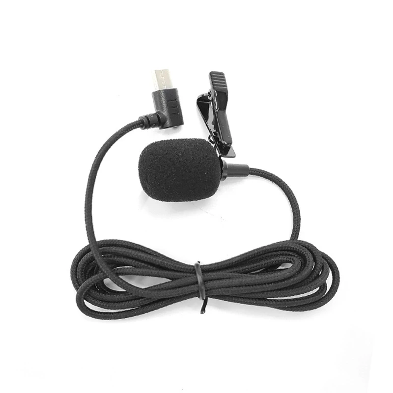 QX2B Type-C Port Lavalier Microphone for SJCAM SJ10 SJ9 SJ8 Plus/Pro/Air Cameras