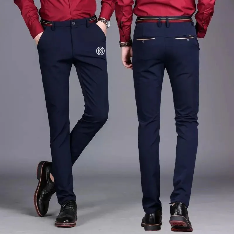 Summer High Quality Golf Pants Men's J.LINDEBERG Golf Clothing Men Casual Business Trousers Malbon Golf Wear