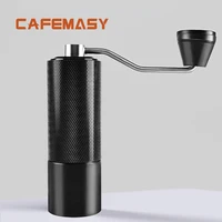 stainless steel grinder hand cranked coffee grinder black metal grinding core with scale grinding grinder