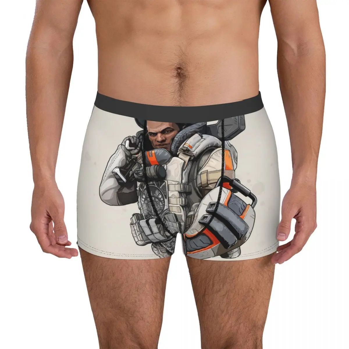 

Gibraltar Apex Legends Crypto Shooting Game Underpants Homme Panties Man Underwear Print Shorts Boxer Briefs