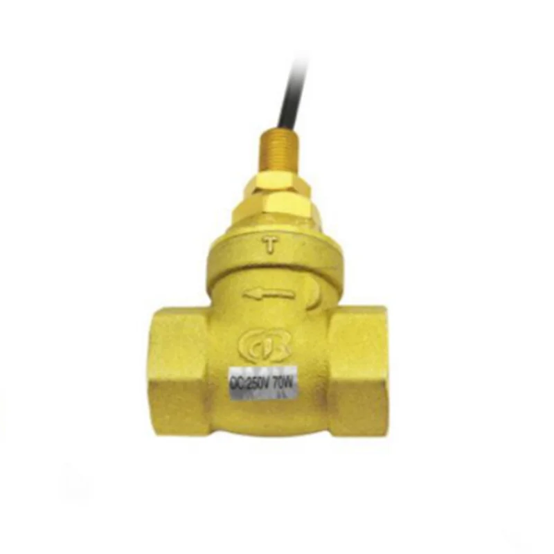 

1pc Piston Water Flow Switch 70W 150L/Min 39mm In-line Female Port Thread DC 250V Brass Principle of reed pipe Plumbing engineer