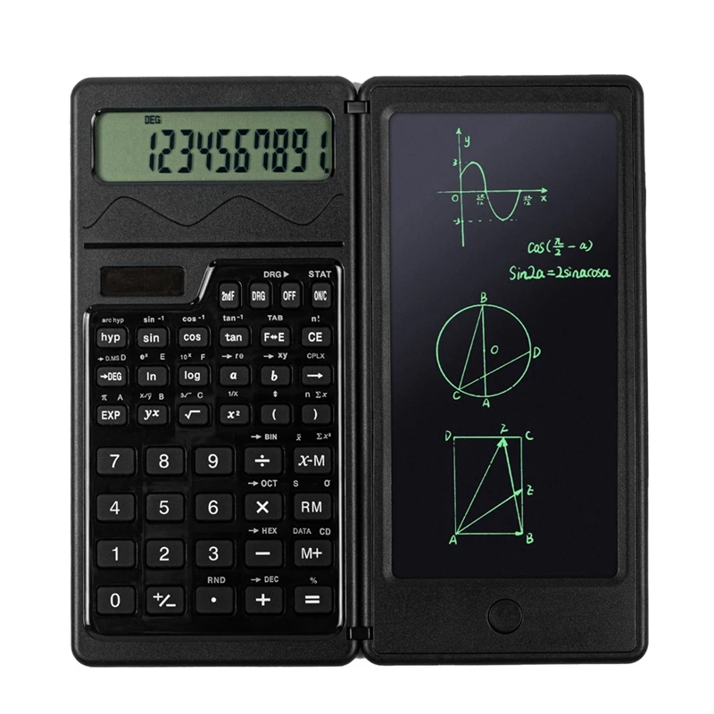 

Scientific Function Calculator With Writing Tablet Functions Engineering Financial Calculator For School Students Office