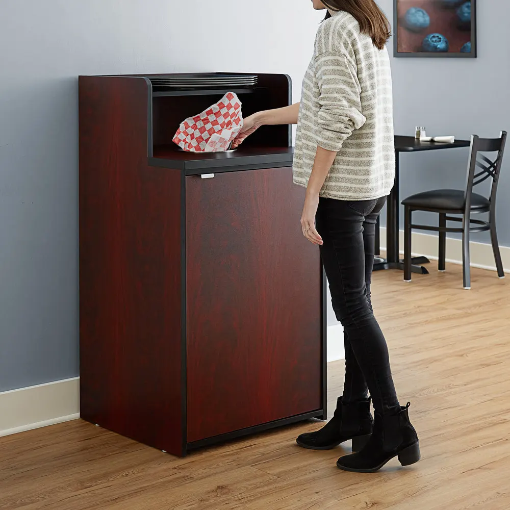 

cheap restaurant used wooden trash can for sale