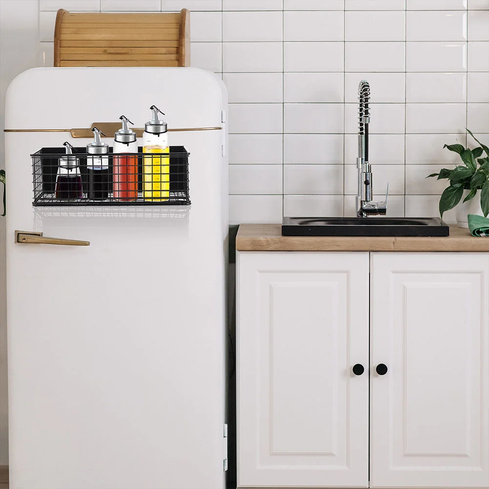 Магнитная подвесная корзина для холодильника кухонные холодильники органайзеры