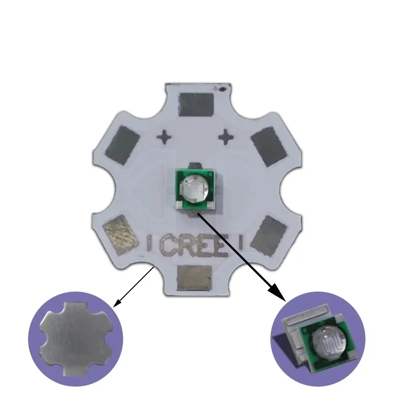 5 шт. 3 Вт 3535 SMD УФ-светодиоды