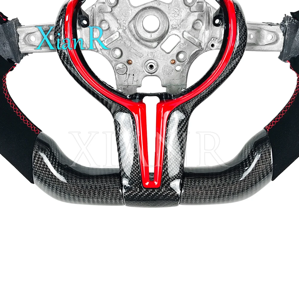 Индивидуальный руль из алькантары кожи и углеродного волокна для BMW E90 E60 E46 F30 F10 M2