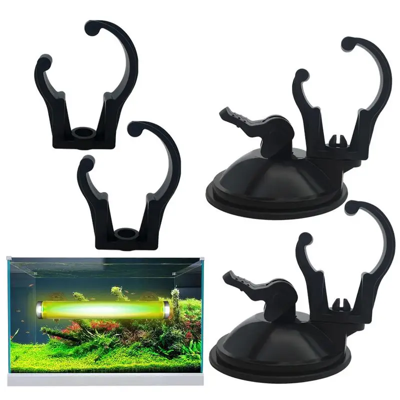 

Fish Tank Heating Rod Holder Fishbowl Strong Suction Clamp Clip Pet Supplies Aquarium Clamp For Clipping LED Lights Heating Rods