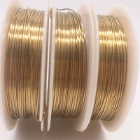 wholesale 0 20 30 40 50 60 70 81 0 mm brass copper wires beading wire for jewelry making gold colors