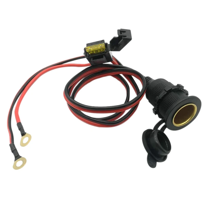 

Car Cigarette- Lighter Socket 1 M 14 AWG Cigarette- Lighter Connection Cable 12 V / 24 V DC Cigarette- Lighter Adapter