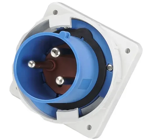 IP67 CEE/IEC водонепроницаемая промышленная вилка и розетка для монтажа на панели-SP-3583