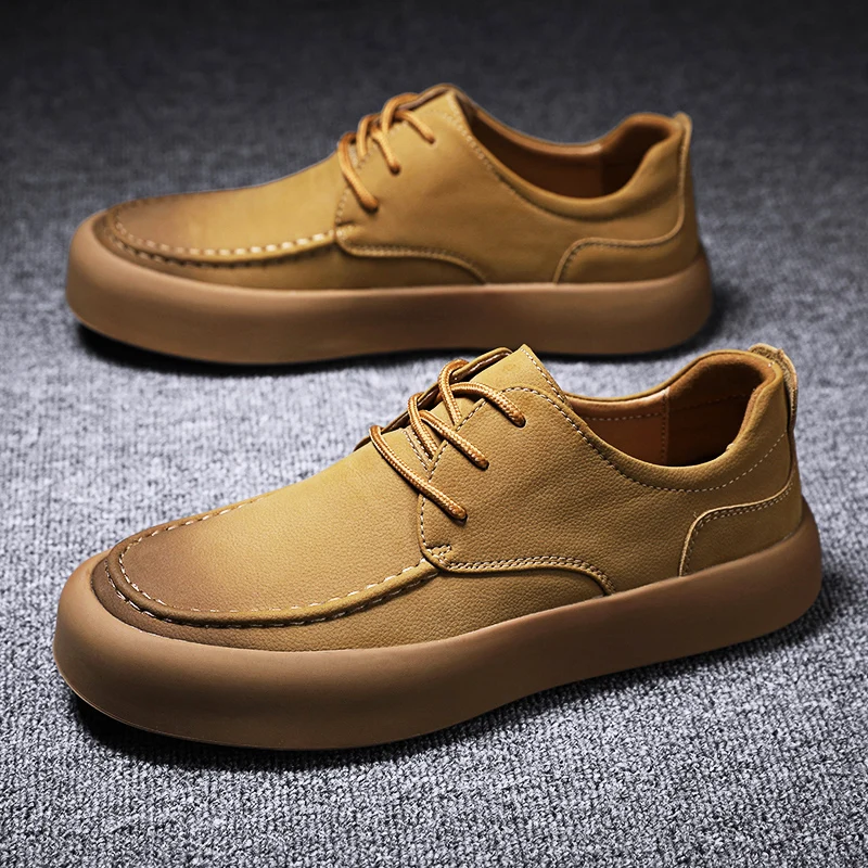 

Мужские удобные кожаные туфли для вождения, формальные мужские туфли, модные оксфорды, повседневные мужские слипоны, износостойкие туфли для прогулок и отдыха