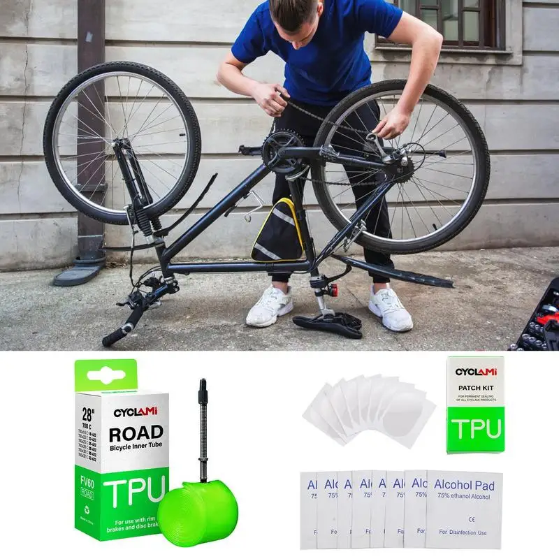 

Bike Inner Tube Mountain Bike Inner Tube Puncture Proof Closed Acceleration Sensitive For Mountain Bike Folding Bicycle