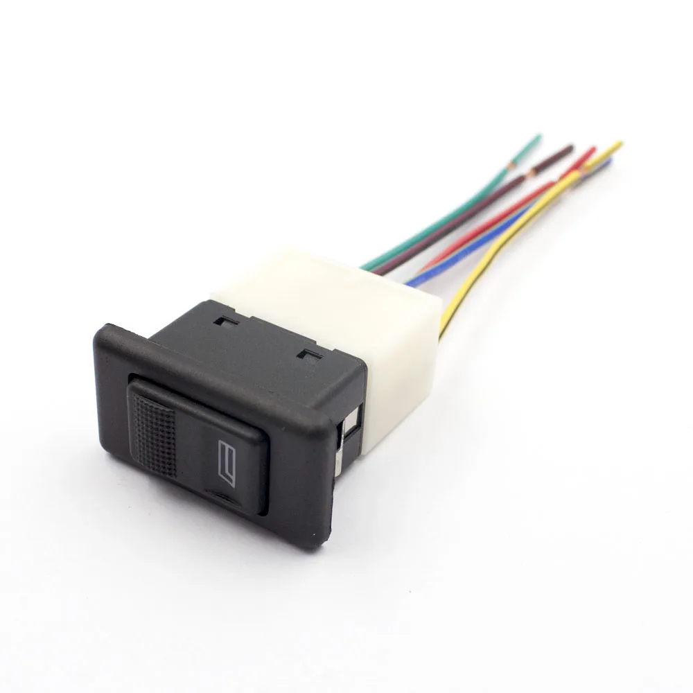 Универсальный автомобильный электрический переключатель стеклоподъемника, управление 5-контактным регулятором постоянного тока 12 В 20 А, жгут проводов, аксессуары