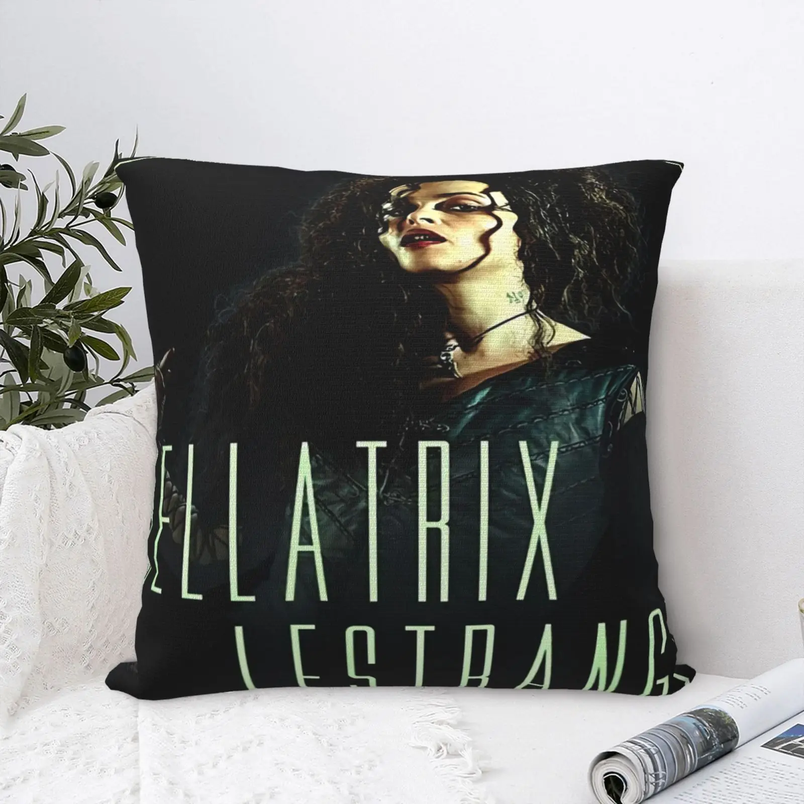 

Bellatrix Lestrange Framed Portrait Pillow Case Accessories For Home Decor Anime Anime Pillow Pillow Case Back Cushion Of Sofa