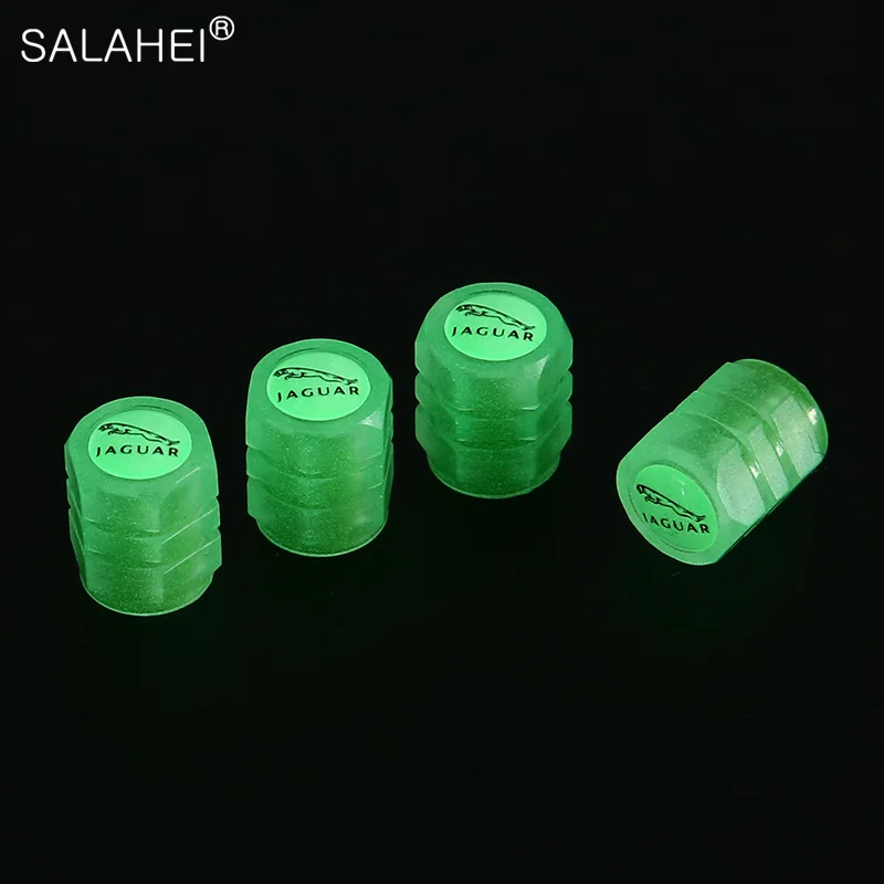 

Luminous Car Logo Wheel Tire Valve Stem Cap Dust Cover For Jaguar XEL XJ F-TYPE XFL F-PACE E-PACE I-PACE XKR S-Type Accessories