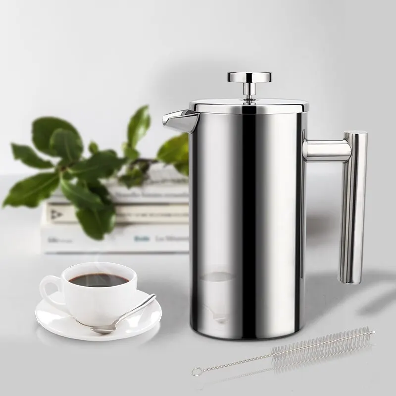 Pot European-style Filter Press Hand-made Coffee Pot Doublea