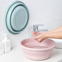 folding collapsible wash basin for kids lightweight portable tub for washing breast pump parts home bowl outdoor camping use