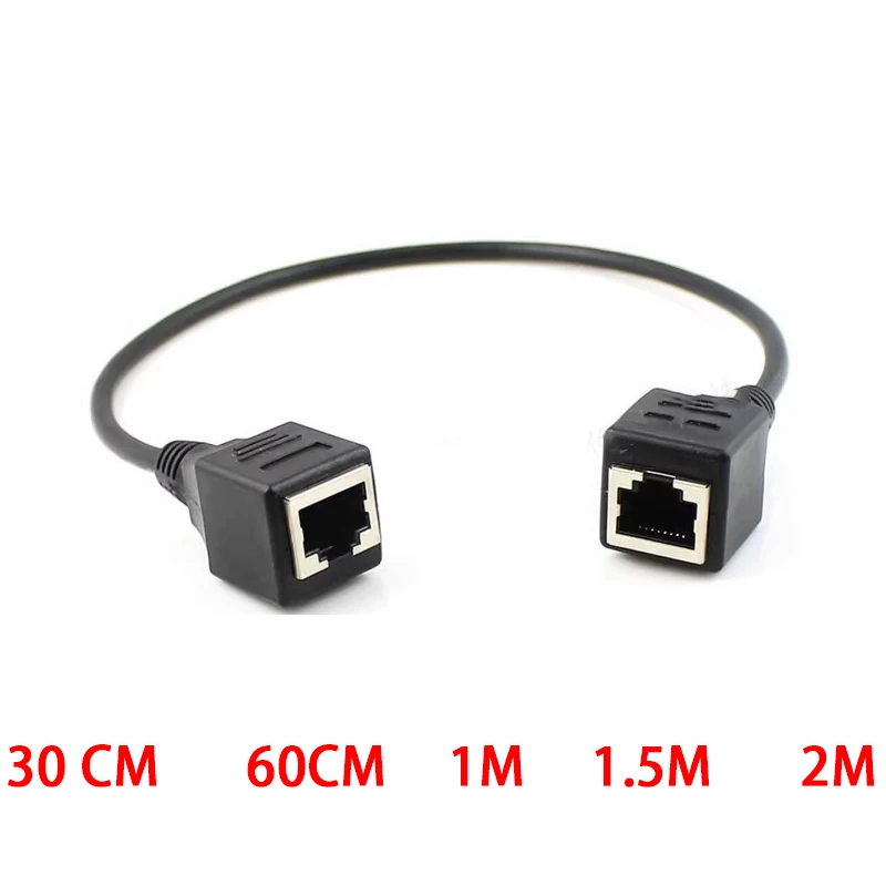 

Водонепроницаемый удлинитель RJ45 черный 8-жильный