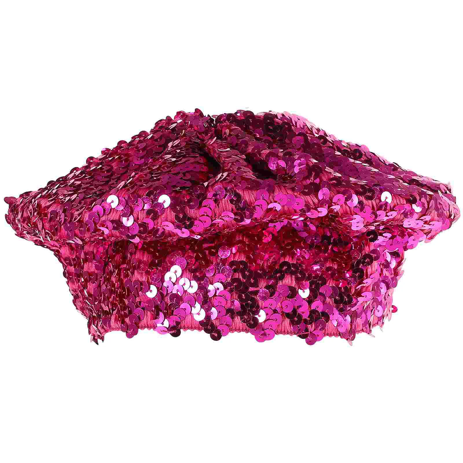 

Beret Cap Hat Cabbie Sequin Sparkle Women Beanie Performance Sun Summer Sequins Shining Sparkly Fashion Shade Vintage Berets