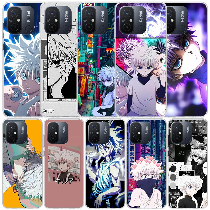 Чехол для телефона HunterX Killua Xiaomi Redmi 12C 12 10C 10 10A 9C 9A 9T 9 8 8A 7 7A 6 Pro 6A K20 K30 K40 S2 Мягкая