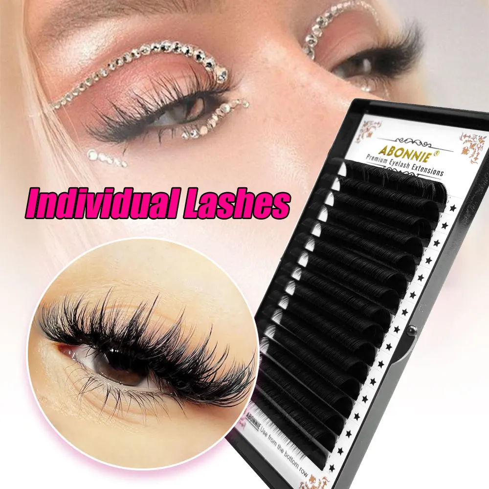 

Ресницы для наращивания Abonnie, 16 рядов