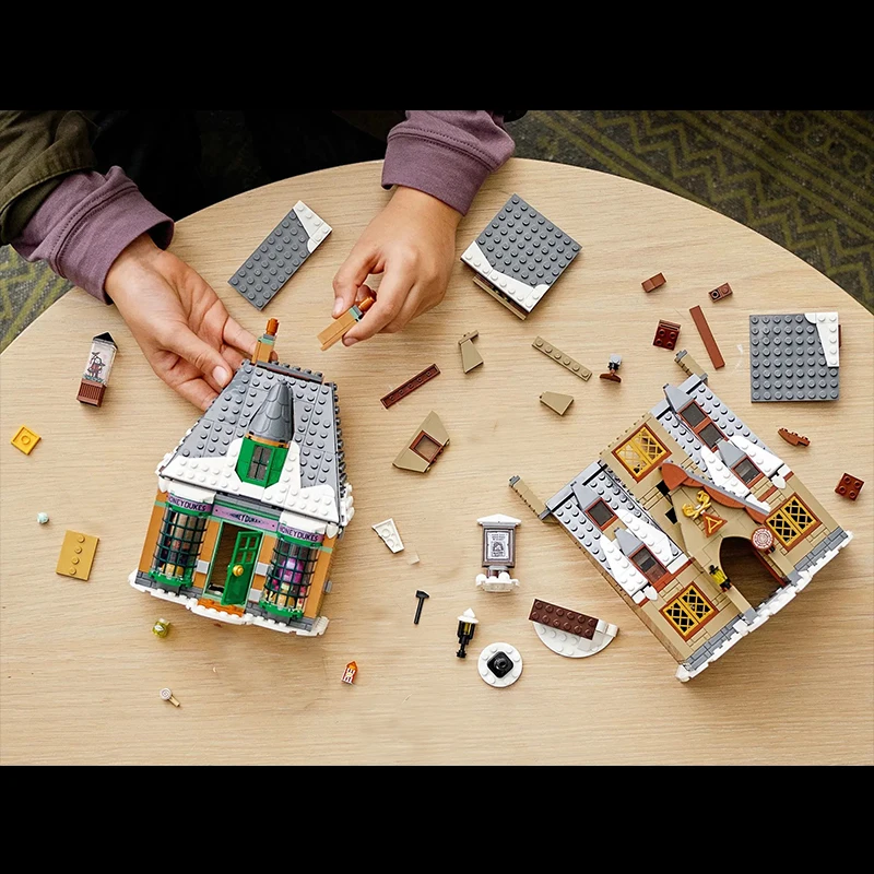 851 шт. креативные строительные блоки 76388 с 7 фигурками MOC игрушки подарок для детей