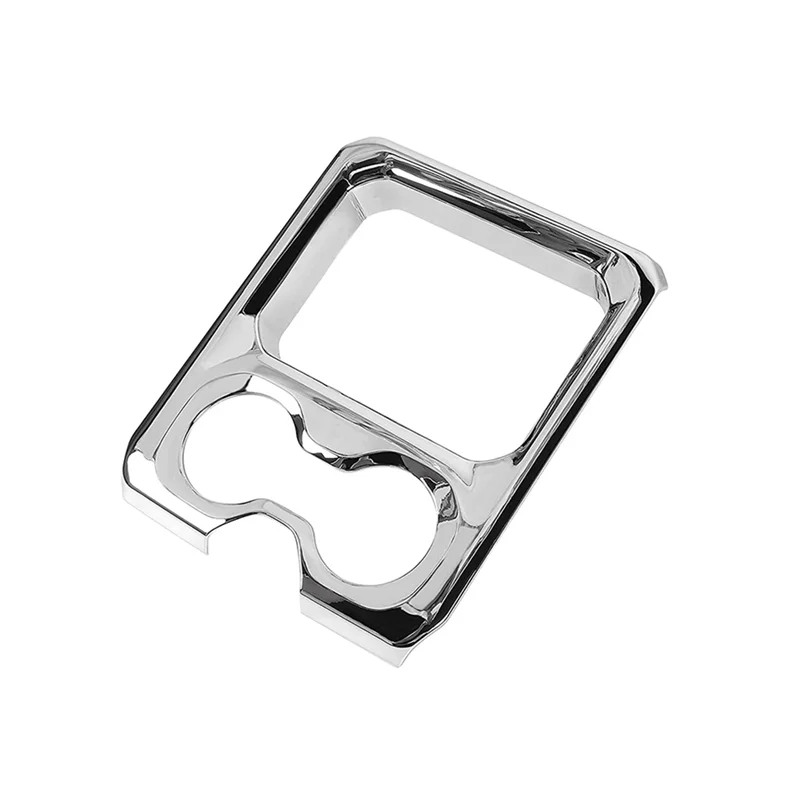 

Center Console Front Armrest Cup Holder Panel Cover Trim for 2019-2022 Dodge RAM 1500 2500 3500, ABS Silver