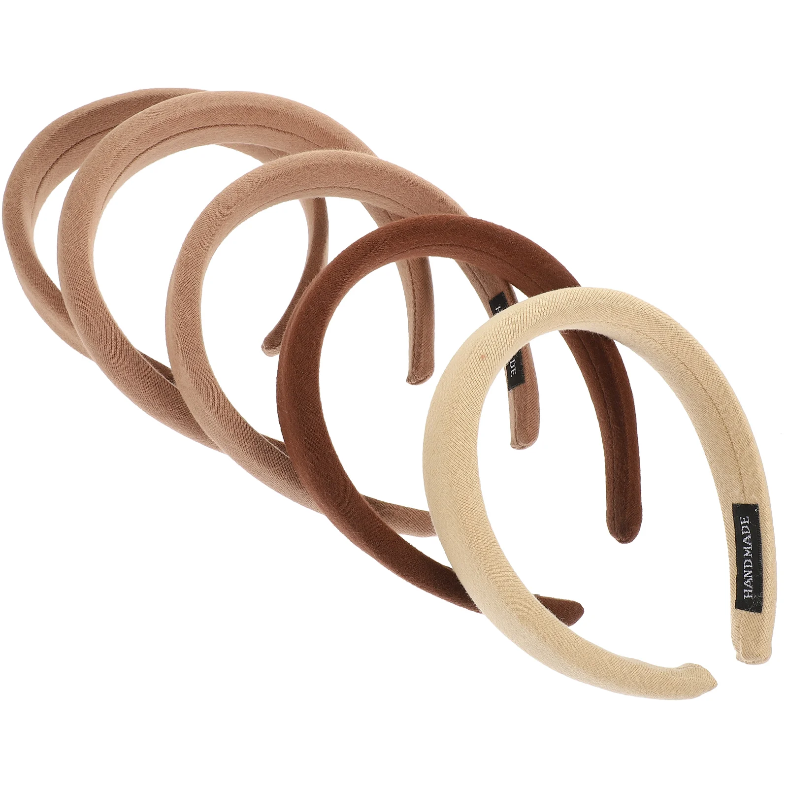 

5pcs Padded Headbands for Vintage Hair Bands Wide Hair Band for Lady