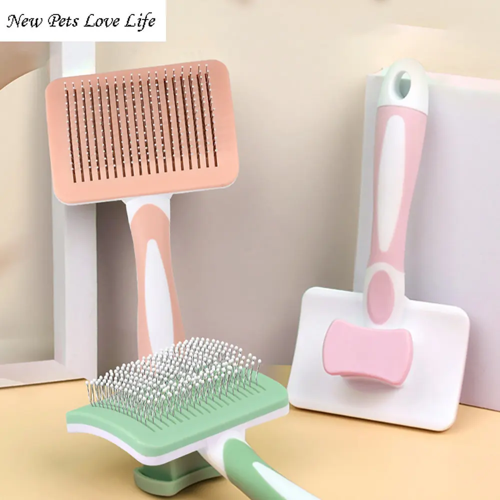

Cat Brush for Shedding Pet Dog Hair Brush Cat Comb Grooming Brush for Kitten Puppy Massage Removes Mats Tangles and Loose Fur