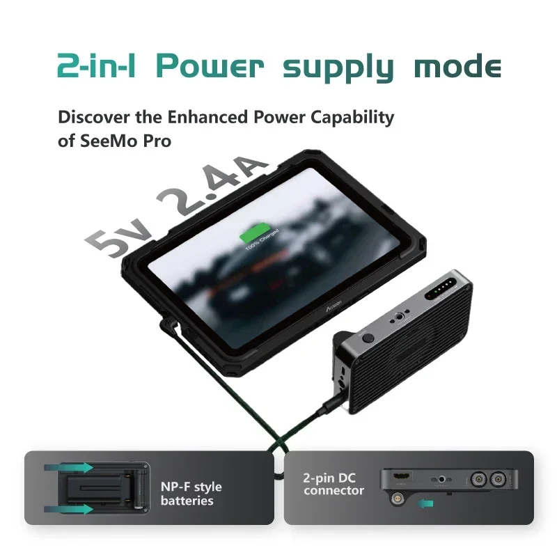 Фото Accsoon SeeMo Pro SDI Адаптер видеозахвата HDMI-USB-C для iPhone Поддержка видео 1080P 60FPS и стерилизации в реальном времени №4
