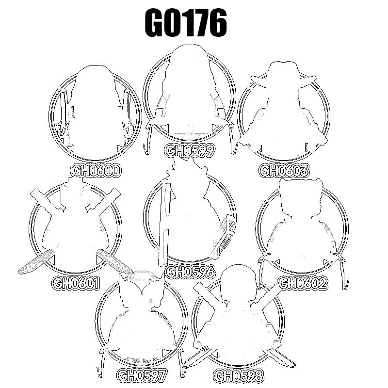 Фигурки строительные блоки серии G0176 GH0596 GH0597 GH0598 GH0599 GH0600 GH0601 GH0602 GH0603 Развивающие