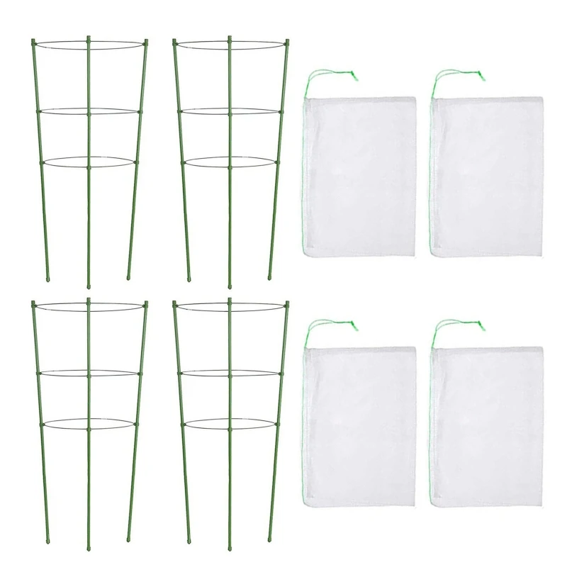 

Seedling Plant Protector Plants Screen Protective Mesh Cage Kit Accessory for Against Damage to Slender Plant from Pets