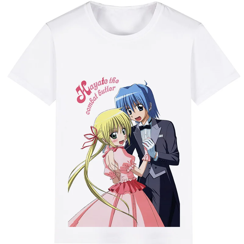 

Hayate the Combat Butler Hayate Ayasaki Nagi Sanzenin Cosplay Costume Adult Kids Child Short Sleeve T-shirt T shirt