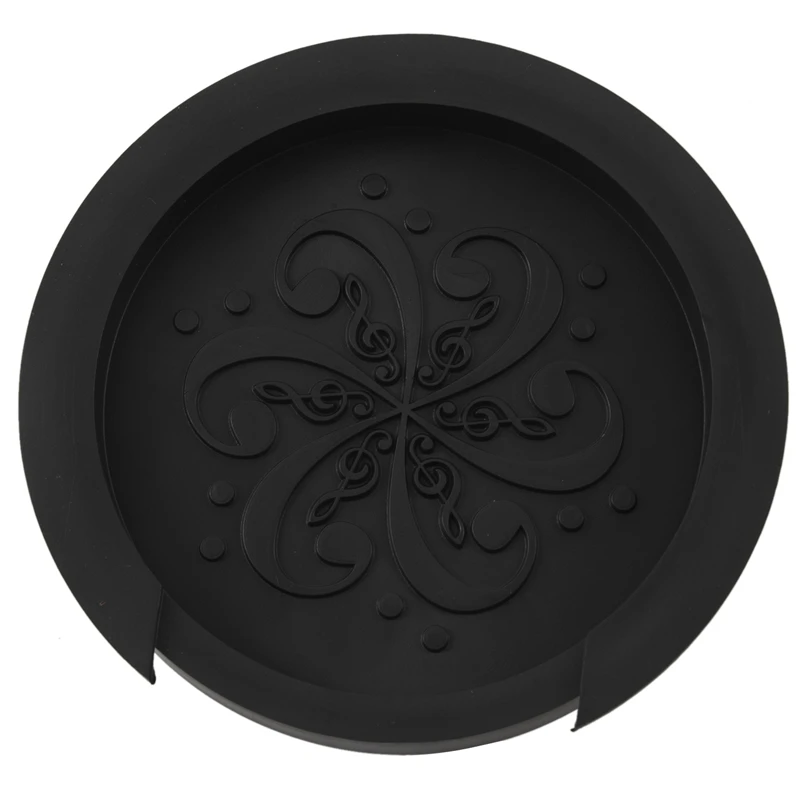 

2 Pcs Sound Hole Cover Block Plug Screeching Halt Acoustic Guitar Black, For 38 Inch/39 Inch EQ & For 40 Inch/41 Inch EQ