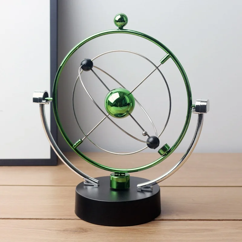 

Newton Pendulum Ball Balance Ball Rotating Perpetual Motion Physical Science Pendulum Toy Physics Tumbler Craft Home Decoration